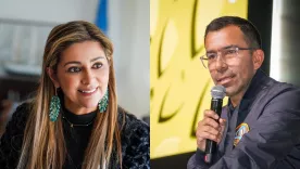 Adriana Matiz y Jorge Rey, gobernadores de Tolima y Cundinamarca