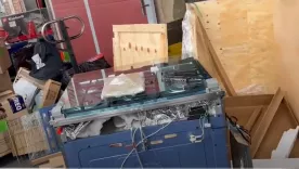 Estufa que camuflaba droga en su interior