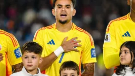 Luis Díaz con la selección Colombia