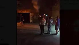 Choque de tractomulas en el sector conocido como El Tigre.