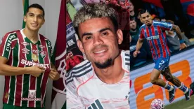 Kevin Serna, Luis Díaz y Daniel Muñoz