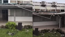 Estragos en hospital Niña María de Caloto, Cauca