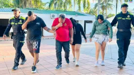 Presuntos responsables de hurtos en la modalidad de fleteo 