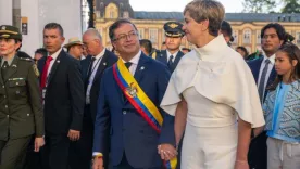 Gustavo Petro y Verónica Alcocer