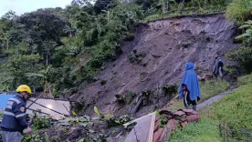 Deslizamiento en San Pablo Nariño