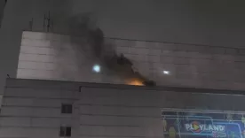 Incendio centro comercial San Rafael, al norte de Bogotá