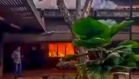 Incendio provocado en el Politécnico Jaime Isaza Cadavid de Medellín