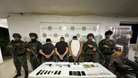 Captura de tres hombres que harían retenes ilegales en El Catatumbo