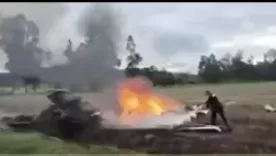 Accidente de avioneta donde falleció Yeison Jiménez