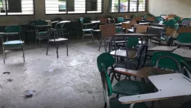 Salón de clases vacío