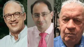 Tres exministros de Hacienda: Juan Carlos Echeverry, José Manuel Restrepo y Rudolf Hommes