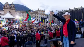 Presidente Gustavo Petro desde la Plaza de Bolívar