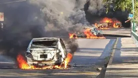 Disturbios en Puerto Vallarta tras la muerte de alías "Mencho"
