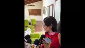 Maria Paz Gaviria en campaña