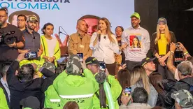 Paloma Valencia en encuentro de campaña en Bogotá