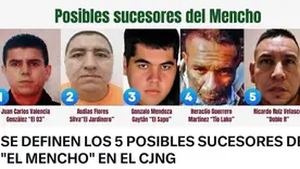Jefes del Cartel de Jalisco que podrían reemplazar a El Mencho