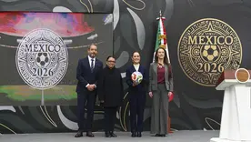Presidenta Claudia Sheinbaum Pardo presenta la Copa Mundial FIFA 2026