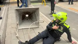 Sellan obra de apartamentos en la Autopista Norte