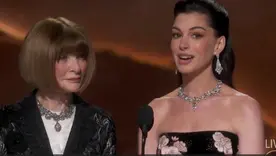 Anna Wintour y Anne Hathaway 
