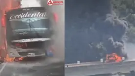 incendio de bus en eje cafetero