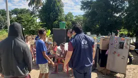 Defensoría del Pueblo con comunidad de Aracataca