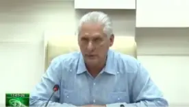 Presidente de Cuba, Miguel Díaz-Canel mar 26