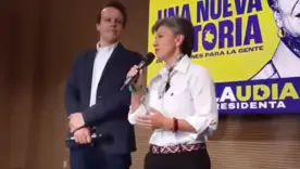 Claudia Lopez y Leonardo Huertas