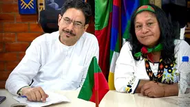 Iván Cepeda y Aida Quilcué