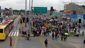 Bloqueo a la avenida El Dorado marzo 12