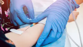 Paciente en tratamiento de quimioterapia