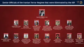 altos mandos iraníes y líderes de grupos aliados eliminados