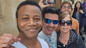 Cuba Gooding Jr. en el rodaje de la película inspirada en el líder militar colombiano
