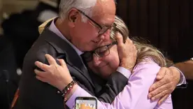Ministro Guillermo Jaramillo y Maria Eugenia Lopera