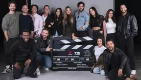 Equipo de rodaje de Sin senos sí hay paraíso 