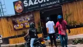 abatido en restawurante de cartagena