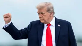 Presidente de Estados Unidos, Donald Trump abril 26