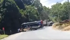 Cierre total de la vía Cali–Popayán en Cajibío por acciones de disidencias de las Farc
