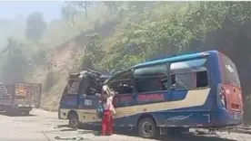 Ataque con un cilindro bomba en el sector de El Túnel, en la vía Panamericana