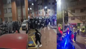 Disturbios durante captura de señalado de abuso a menor