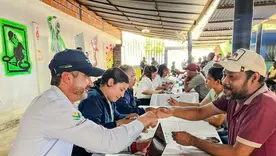 El presidente del Banco Agrario Hernando Chica lideró las brigadas