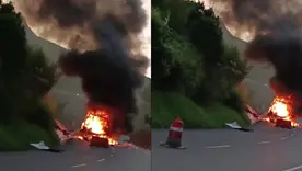 Ataque carro Panamericana