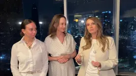 María Claudia, María Corina Machado y Paloma Valencia