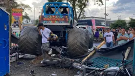 accidente  Monster Truck