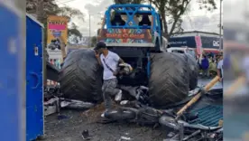 Accidente de Monster Truck en Popayán