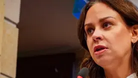Maria Claudia Tarazona, viuda de Miguel Uribe Turbay