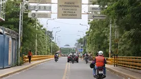Puente Francisco de Paula Santander en la frontera colombo-venezolana