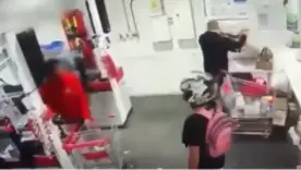 Robo a supermercado en Los Mártires