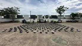 Cayó cargamento de marihuana en vehículo blindado