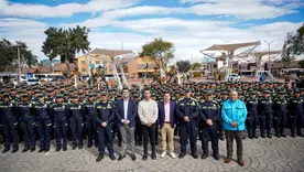 Jorge Rey y la Policía Nacional anunciaron el nuevo despliegue de uniformados.