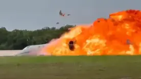 explosión avión Puerto Rico